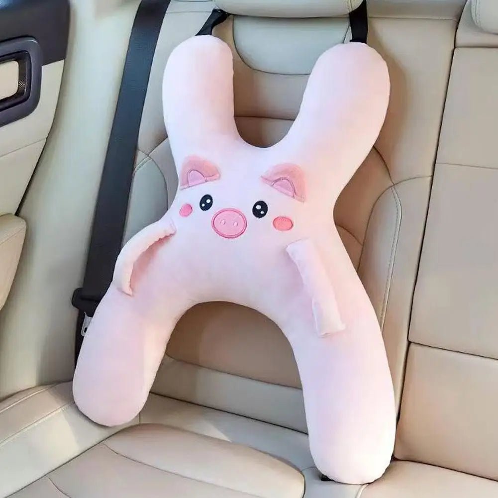 1PCS Cute Car Neck Pillow Safety Sleep Prevent Leaning Head Back Car Sleeping Neck Head Support Comfort Travel Pillow - ComfortRide Store