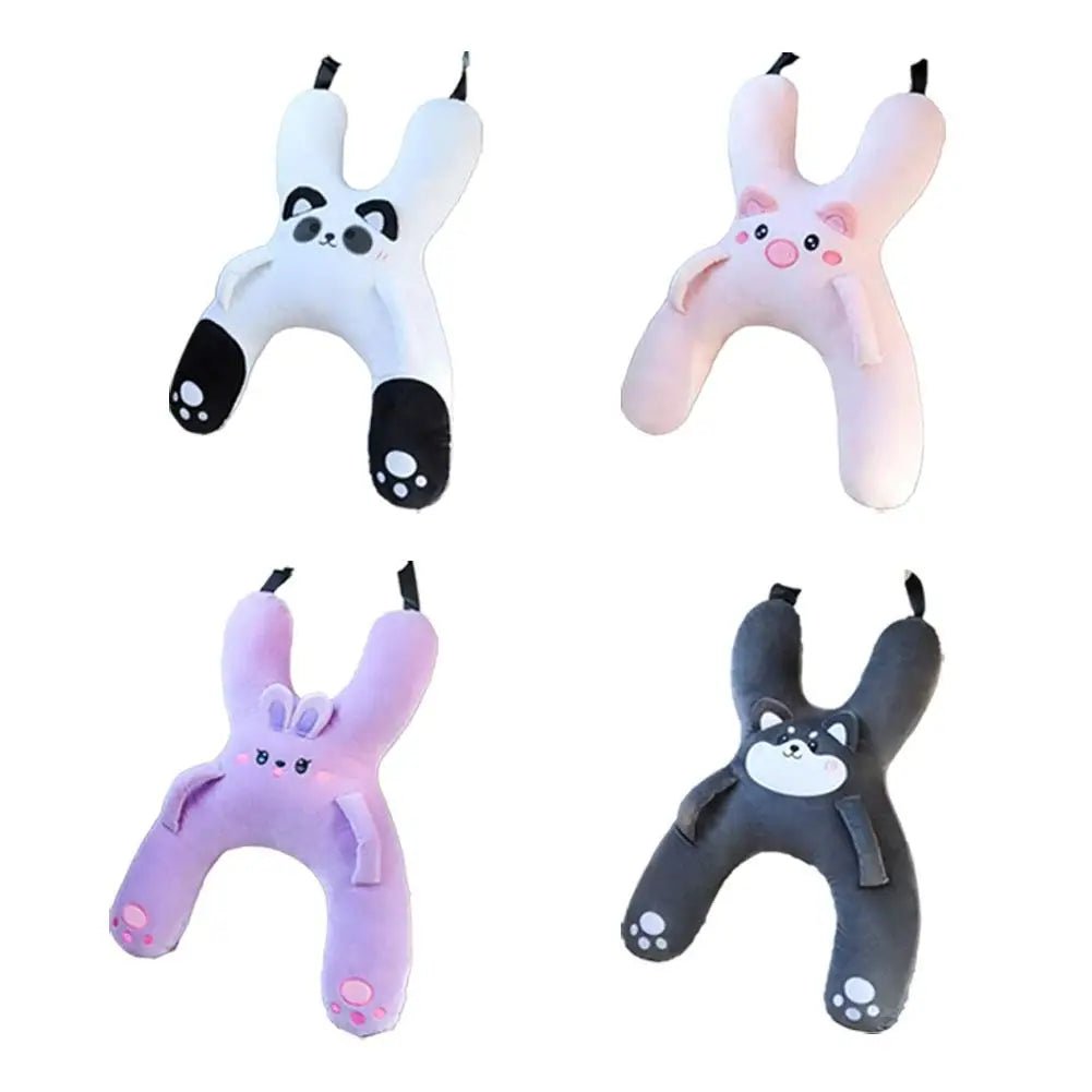 1PCS Cute Car Neck Pillow Safety Sleep Prevent Leaning Head Back Car Sleeping Neck Head Support Comfort Travel Pillow - ComfortRide Store