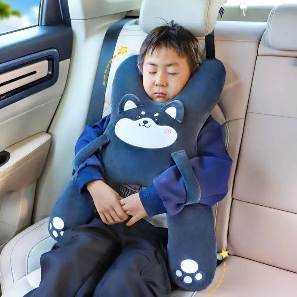 1PCS Cute Car Neck Pillow Safety Sleep Prevent Leaning Head Back Car Sleeping Neck Head Support Comfort Travel Pillow - ComfortRide Store