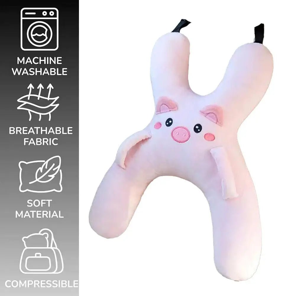 1PCS Cute Car Neck Pillow Safety Sleep Prevent Leaning Head Back Car Sleeping Neck Head Support Comfort Travel Pillow - ComfortRide Store