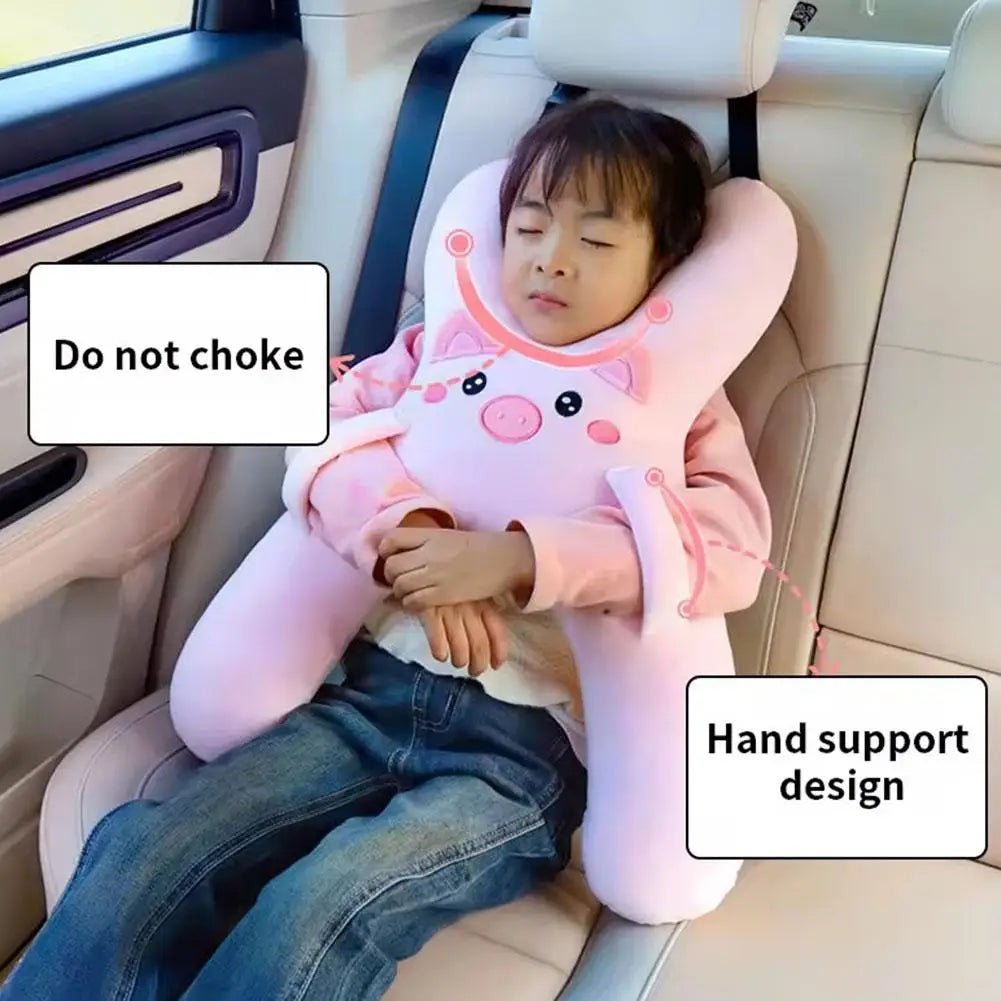1PCS Cute Car Neck Pillow Safety Sleep Prevent Leaning Head Back Car Sleeping Neck Head Support Comfort Travel Pillow - ComfortRide Store