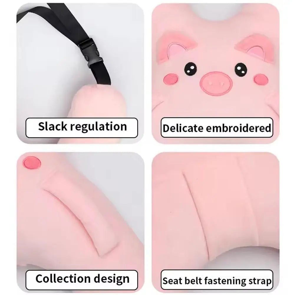 1PCS Cute Car Neck Pillow Safety Sleep Prevent Leaning Head Back Car Sleeping Neck Head Support Comfort Travel Pillow - ComfortRide Store