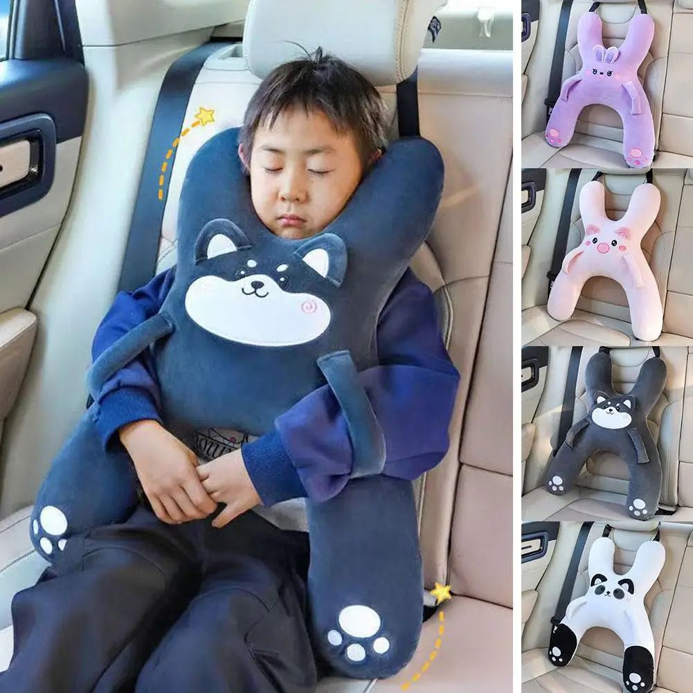 1PCS Cute Car Neck Pillow Safety Sleep Prevent Leaning Head Back Car Sleeping Neck Head Support Comfort Travel Pillow - ComfortRide Store