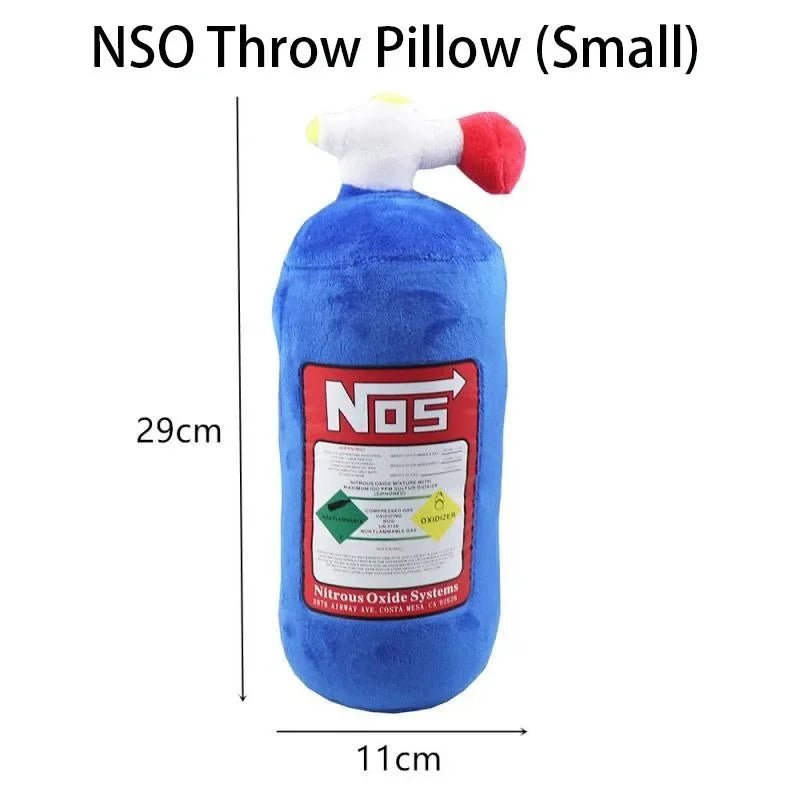2024 New Car Neck Pillow Car Headrest for Driver Front Passenger Seat NOS Bottle Pillow Car Decor Headrest Cushion Plush Pillow - ComfortRide Store