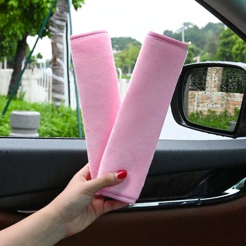 2pcs Seat Belt Covers Car Accessories Accesorios Coche Car Shoulder Pad Seat Belt For Adults Youth Kids Accessories Interior - ComfortRide Store
