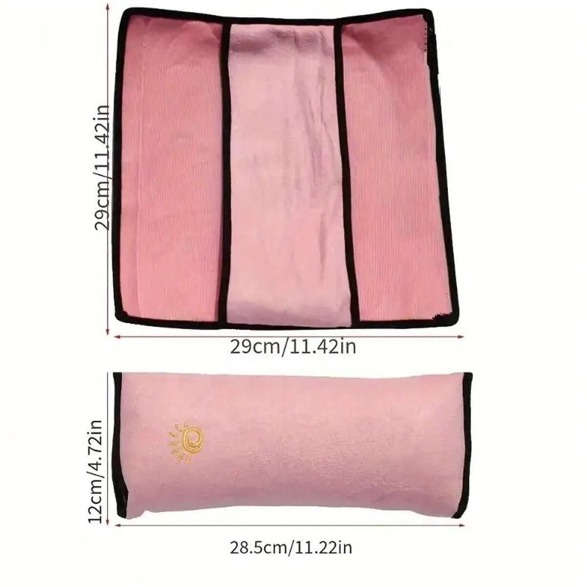 Car seat belt shoulder pads Car seat belt protectors Universal polyester comfortable shoulder protection - ComfortRide Store