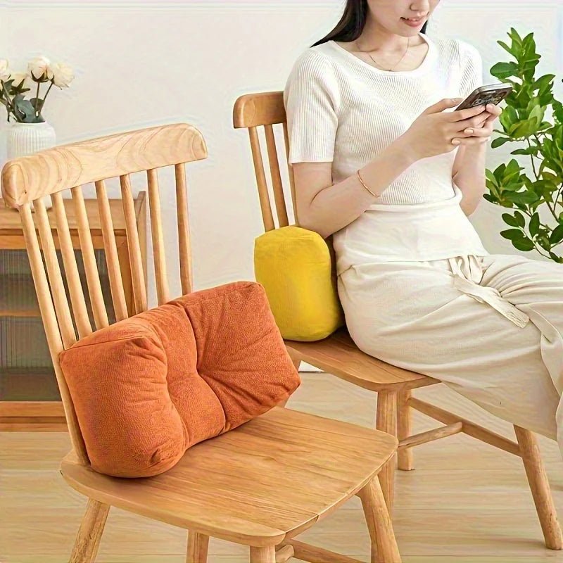 Lumbar Support Pillow, 100% Polyester with Polyethylene Filling, Suitable for Office, Home, and Travel Use - ComfortRide Store