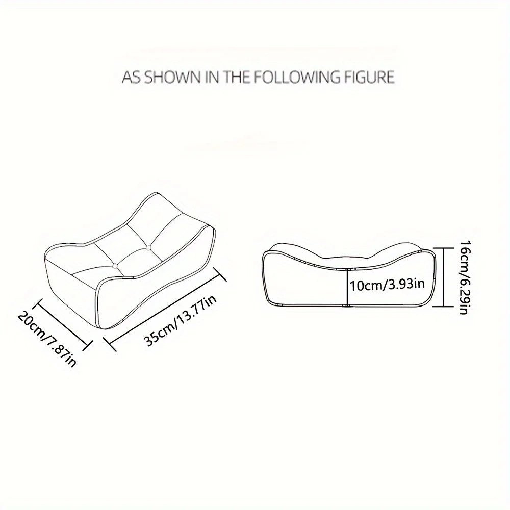 Lumbar Support Pillow, 100% Polyester with Polyethylene Filling, Suitable for Office, Home, and Travel Use - ComfortRide Store