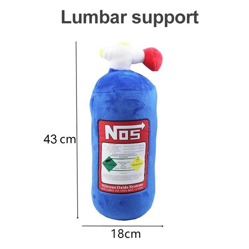 NOS Bottle Car Neck Pillow – Cute Car Headrest Cushion - ComfortRide Store