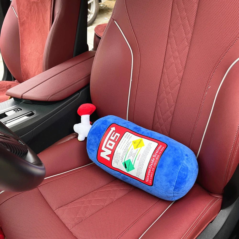 NOS Bottle Car Neck Pillow – Cute Car Headrest Cushion - ComfortRide Store