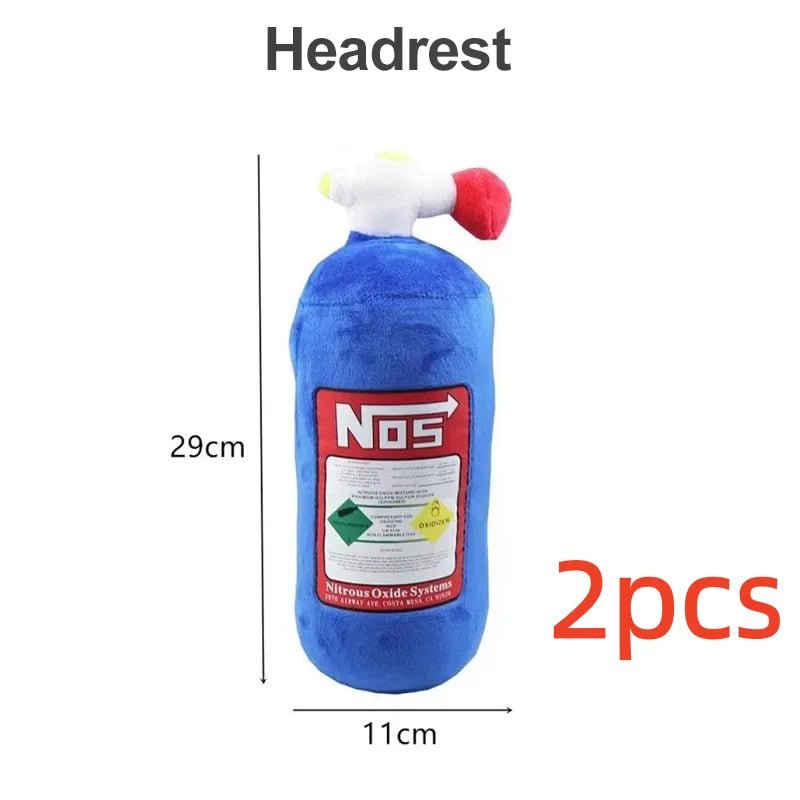 NOS Bottle Car Neck Pillow – Cute Car Headrest Cushion - ComfortRide Store